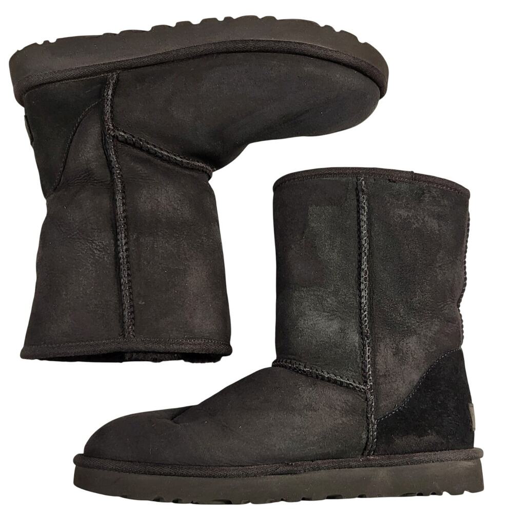 UGG Classic Short boots black women's bootie US 7